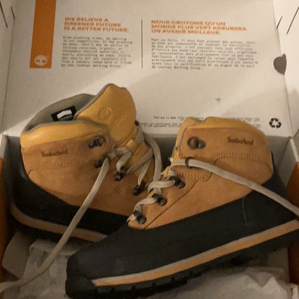 Timberland Brown and Black Outdoor Boots